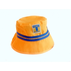 Sombrero playero de ni&ntilde;o amarillo tigres
